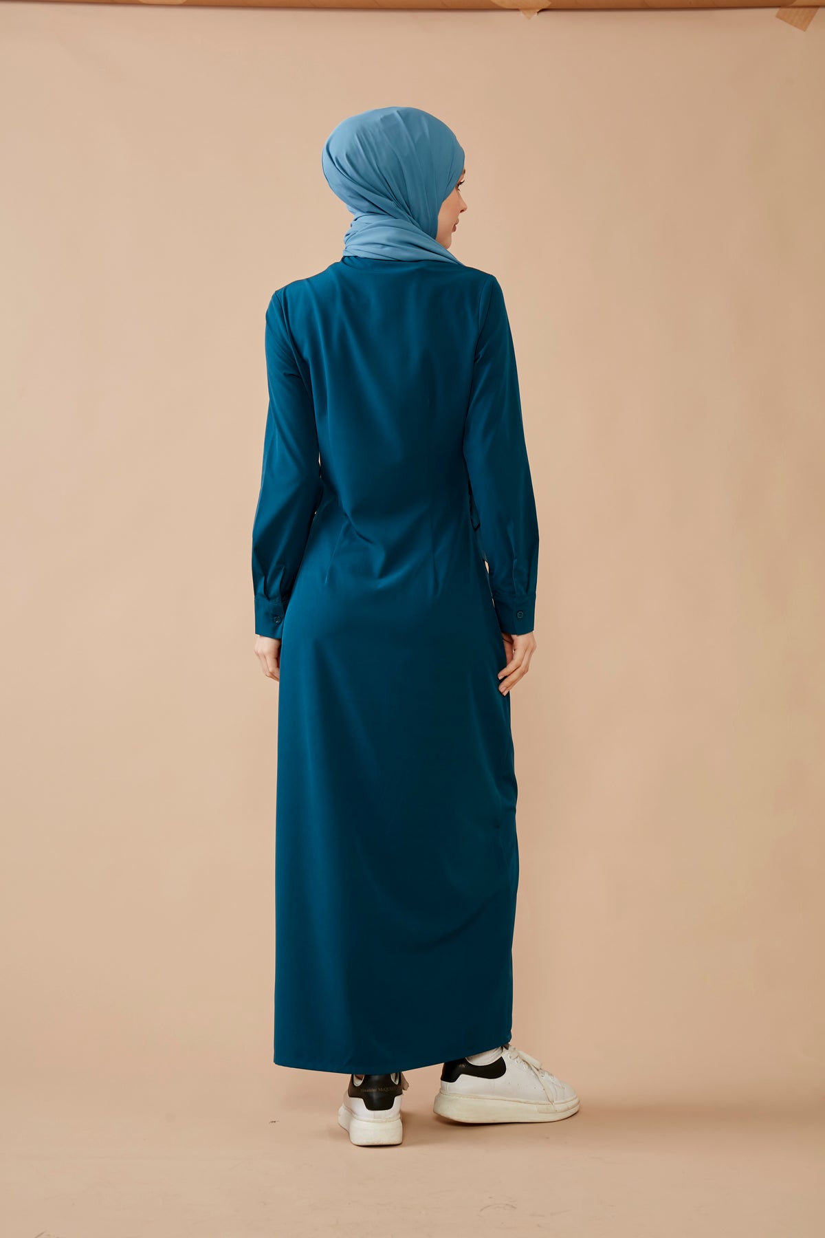 Alessia Modest Dress - Teal